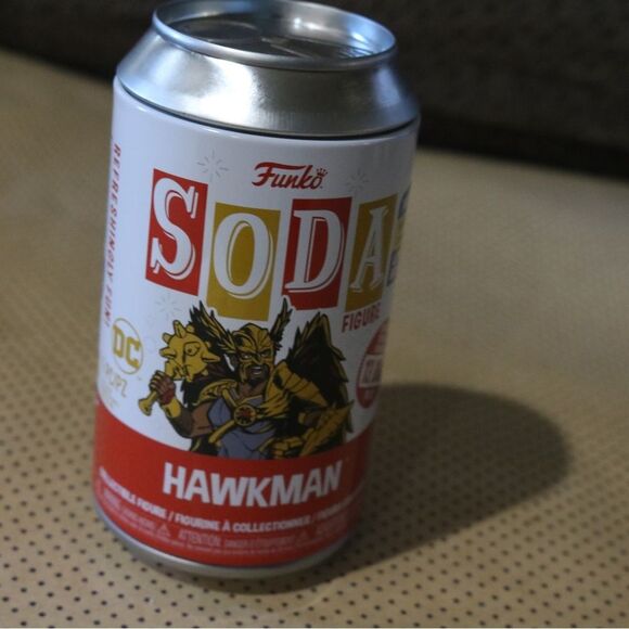 RARE Chase Hawkman Funko Soda - Picture 1 of 4
